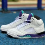 Air Jordan 5 Retro Grape 136027-108 White Purple