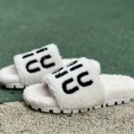 MIU MIU Fur Slippers