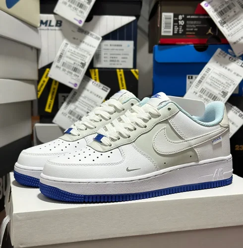 Nike Air Force 1 White Grey Blue FB1844-111