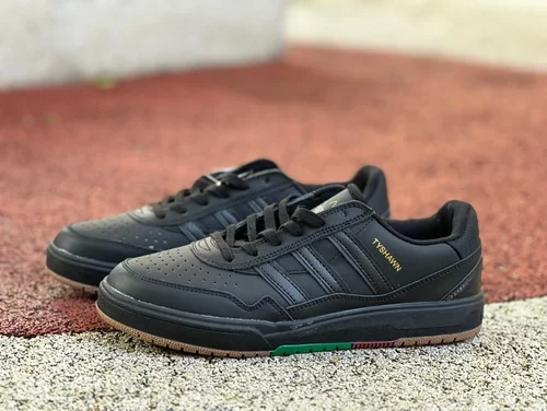 Adidas Tyshawn II Black Gum Sole Sneakers IF9709