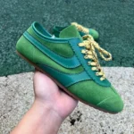 Dries Van Noten Green Yellow Low Top Casual Shoes