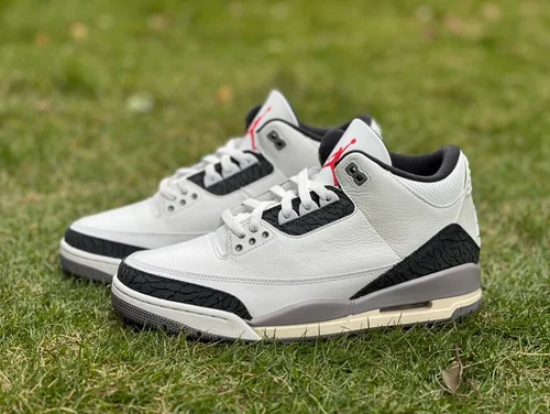 Air Jordan 3 Retro White Grey Black CT8532-106