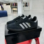 Adidas Samba Black Grey Retro Sneakers IH3348