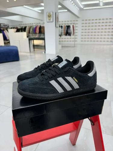 Adidas Samba Black Grey Retro Sneakers IH3348