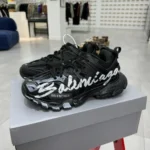 Balenciaga Paris 4.0 Track Logo Graffiti Sneakers