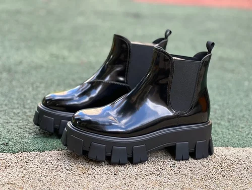 PRADA Monolith Chelsea Boots