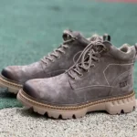 CAT High Top Dark Grey Suede Outdoor Boots