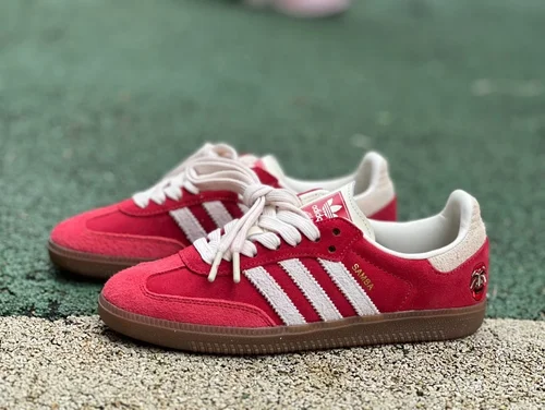 Adidas Samba OG Tal Jennie Red White Retro Sneakers IG8905