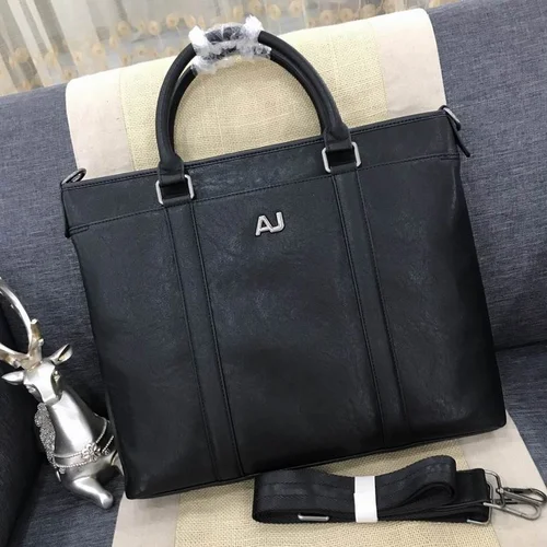 11 Emporio Armani Leather Briefcase Men Professional Business Bag