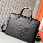 11 Emporio Armani Leather Briefcase Men Professional Business Bag