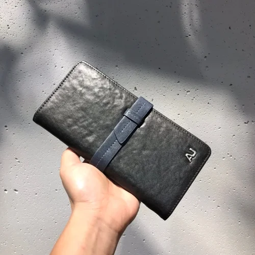 11 Armani Bifold Wallet Men Women Luxury Leather Wallet