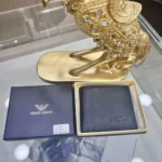 11 Armani Bifold Wallet Men Women Luxury Leather Wallet