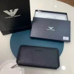 11 Armani Bifold Wallet Men Women Luxury Leather Wallet