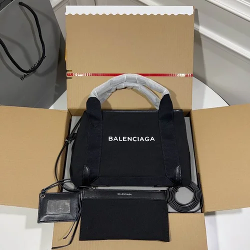 Balenciaga Large Tote Bag Original Canvas Leather Luxury