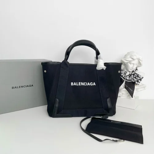 Balenciaga Large Tote Bag Original Canvas Leather Luxury