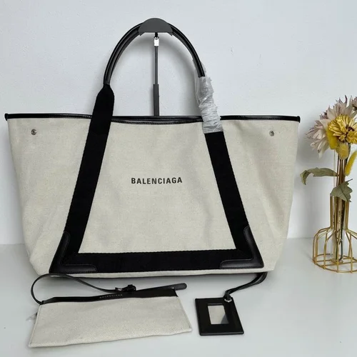 Balenciaga Large Tote Bag Original Canvas Leather Luxury