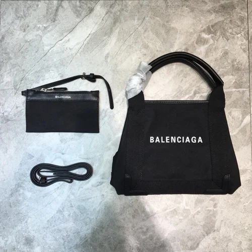 Balenciaga Large Tote Bag Original Canvas Leather Luxury