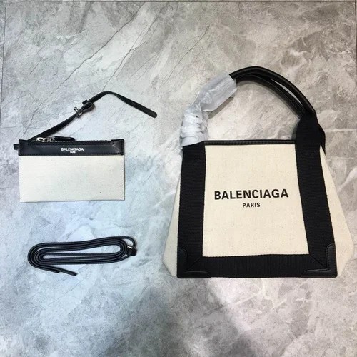 Balenciaga Large Tote Bag Original Canvas Leather Luxury