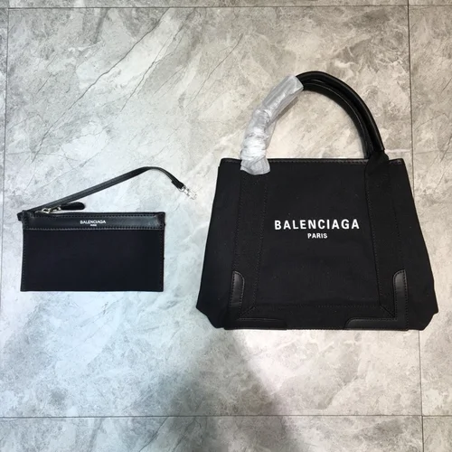 Balenciaga Large Tote Bag Original Canvas Leather Luxury