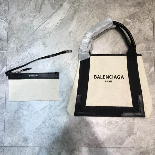 Balenciaga Large Tote Bag Original Canvas Leather Luxury