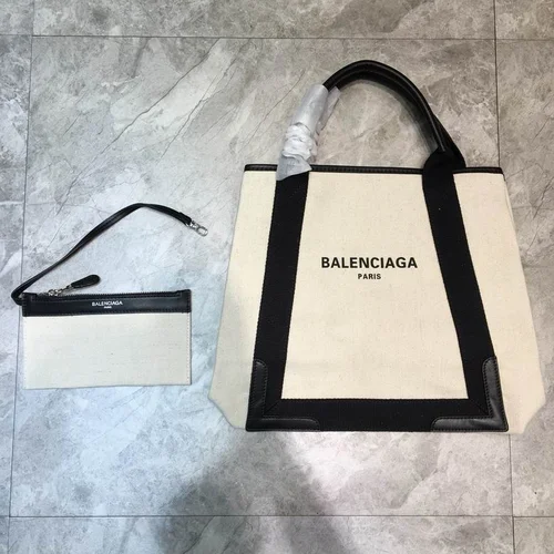 Balenciaga Large Tote Bag Original Canvas Leather Luxury