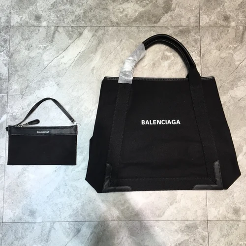 Balenciaga Large Tote Bag Original Canvas Leather Luxury