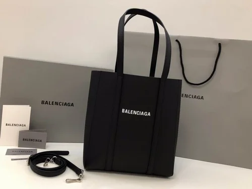 Balenciaga Large Tote Bag Original Canvas Leather Luxury