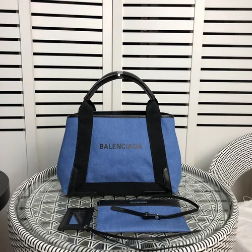 Balenciaga Large Tote Bag Original Canvas Leather Luxury