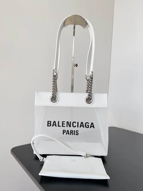 Balenciaga Large Tote Bag Original Canvas Leather Luxury