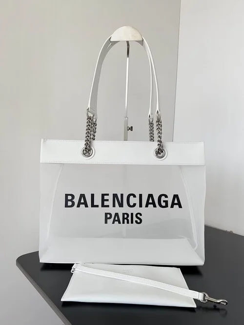 Balenciaga Large Tote Bag Original Canvas Leather Luxury