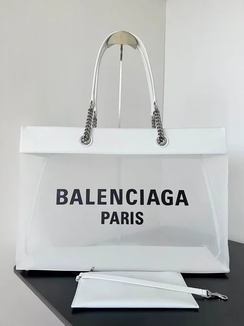 Balenciaga Large Tote Bag Original Canvas Leather Luxury
