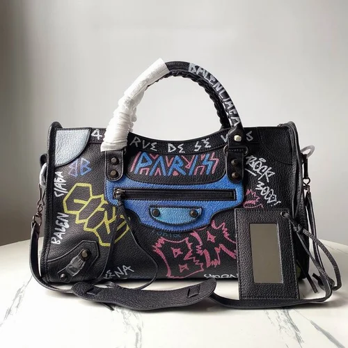 Balenciaga Large Tote Bag Original Canvas Leather Luxury