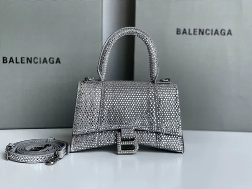 Balenciaga Hourglass Small Top Handle Bag Women Luxury Iconic