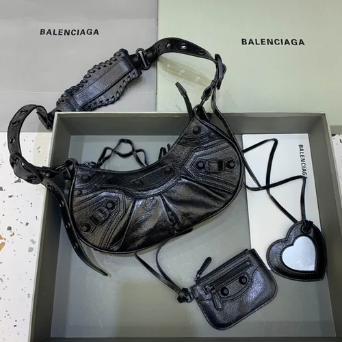 Balenciaga Le Cagole One Shoulder Bag Women Luxury Studded
