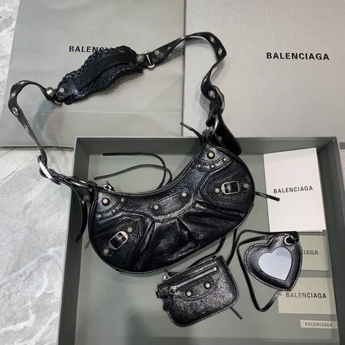 Balenciaga Le Cagole One Shoulder Bag Women Luxury Studded
