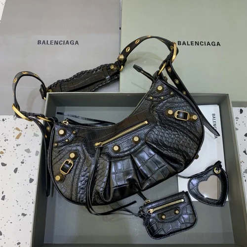 Balenciaga Le Cagole One Shoulder Bag Women Luxury Studded