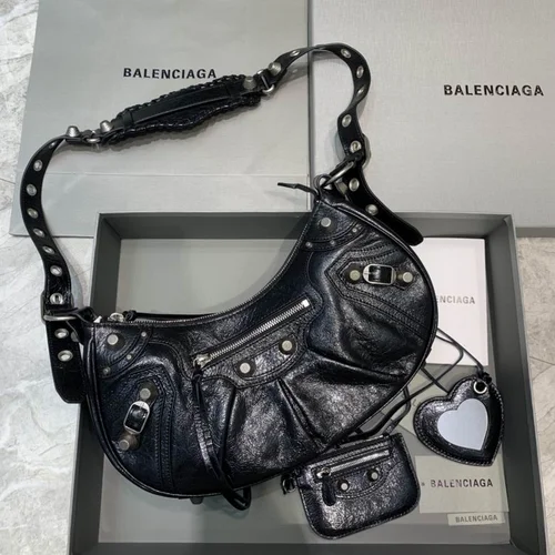 Balenciaga Le Cagole One Shoulder Bag Women Luxury Studded