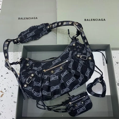 Balenciaga Le Cagole One Shoulder Bag Women Luxury Studded
