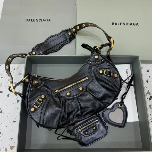 Balenciaga Le Cagole One Shoulder Bag Women Luxury Studded