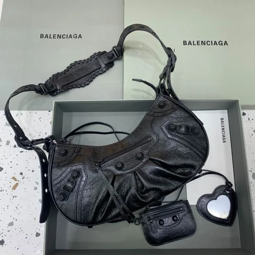 Balenciaga Le Cagole One Shoulder Bag Women Luxury Studded