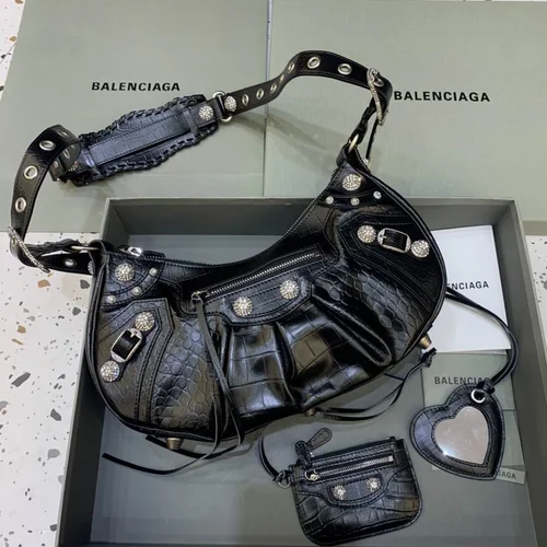 Balenciaga Le Cagole One Shoulder Bag Women Luxury Studded