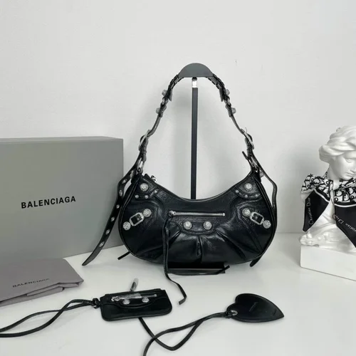 Balenciaga Le Cagole One Shoulder Bag Women Luxury Studded