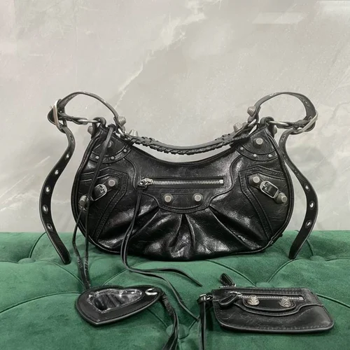 Balenciaga Le Cagole One Shoulder Bag Women Luxury Studded