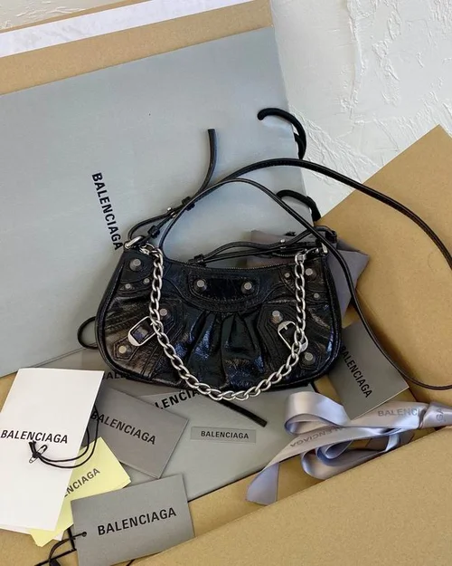 Balenciaga Le Cagole One Shoulder Bag Women Luxury Studded