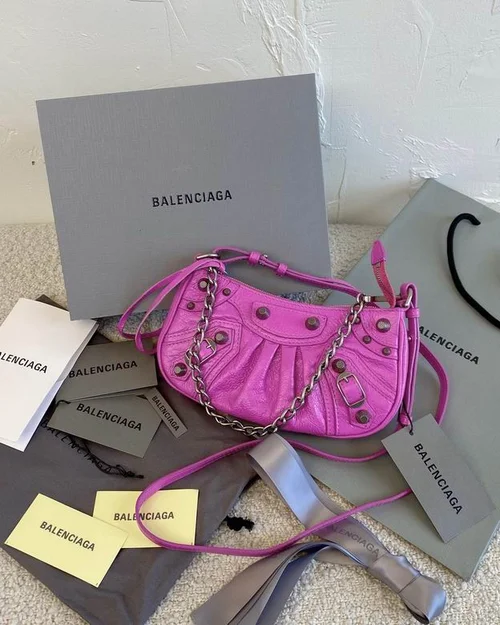 Balenciaga Le Cagole One Shoulder Bag Women Luxury Studded
