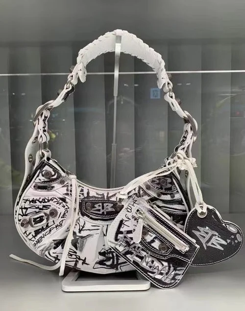 Balenciaga Le Cagole One Shoulder Bag Women Luxury Studded