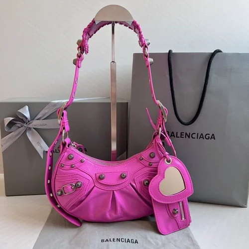 Balenciaga Le Cagole One Shoulder Bag Women Luxury Studded