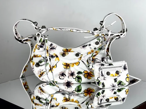 Balenciaga Le Cagole One Shoulder Bag Women Luxury Studded