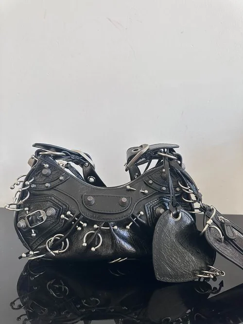 Balenciaga Le Cagole One Shoulder Bag Women Luxury Studded