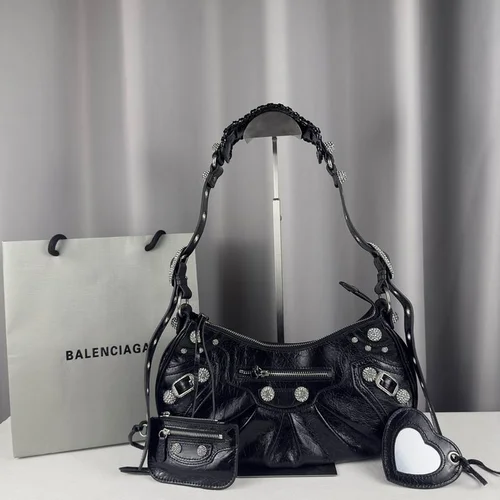 Balenciaga Le Cagole One Shoulder Bag Women Luxury Studded